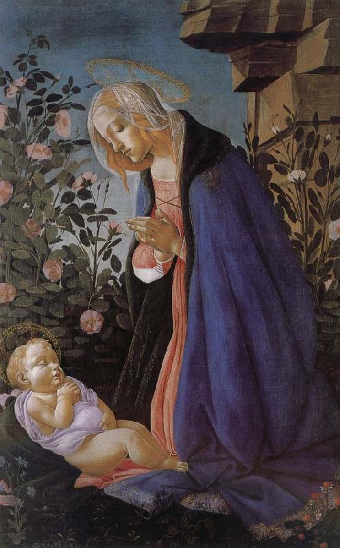 Sandro Botticelli Our Lady of the Son and the sleeping